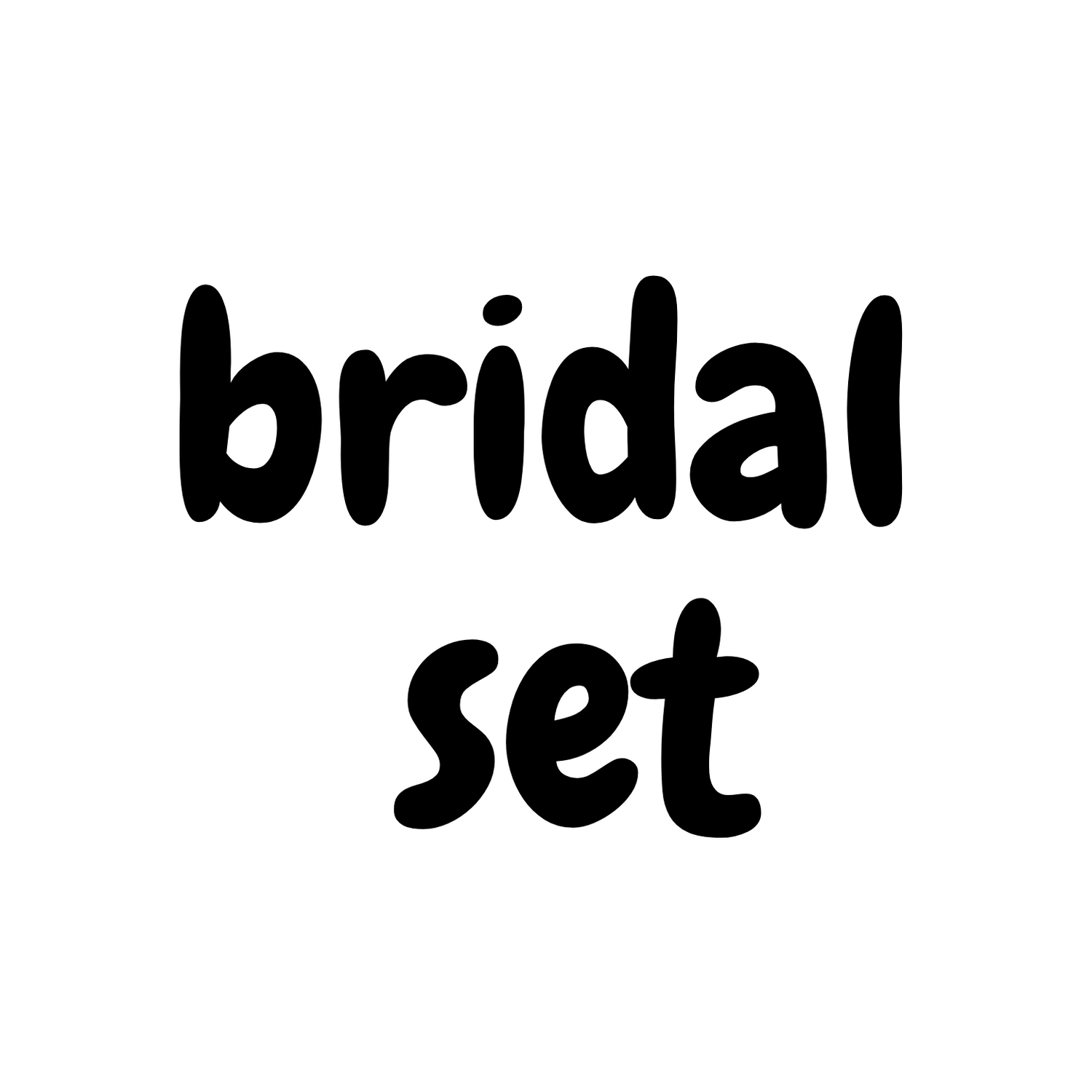 bridal set