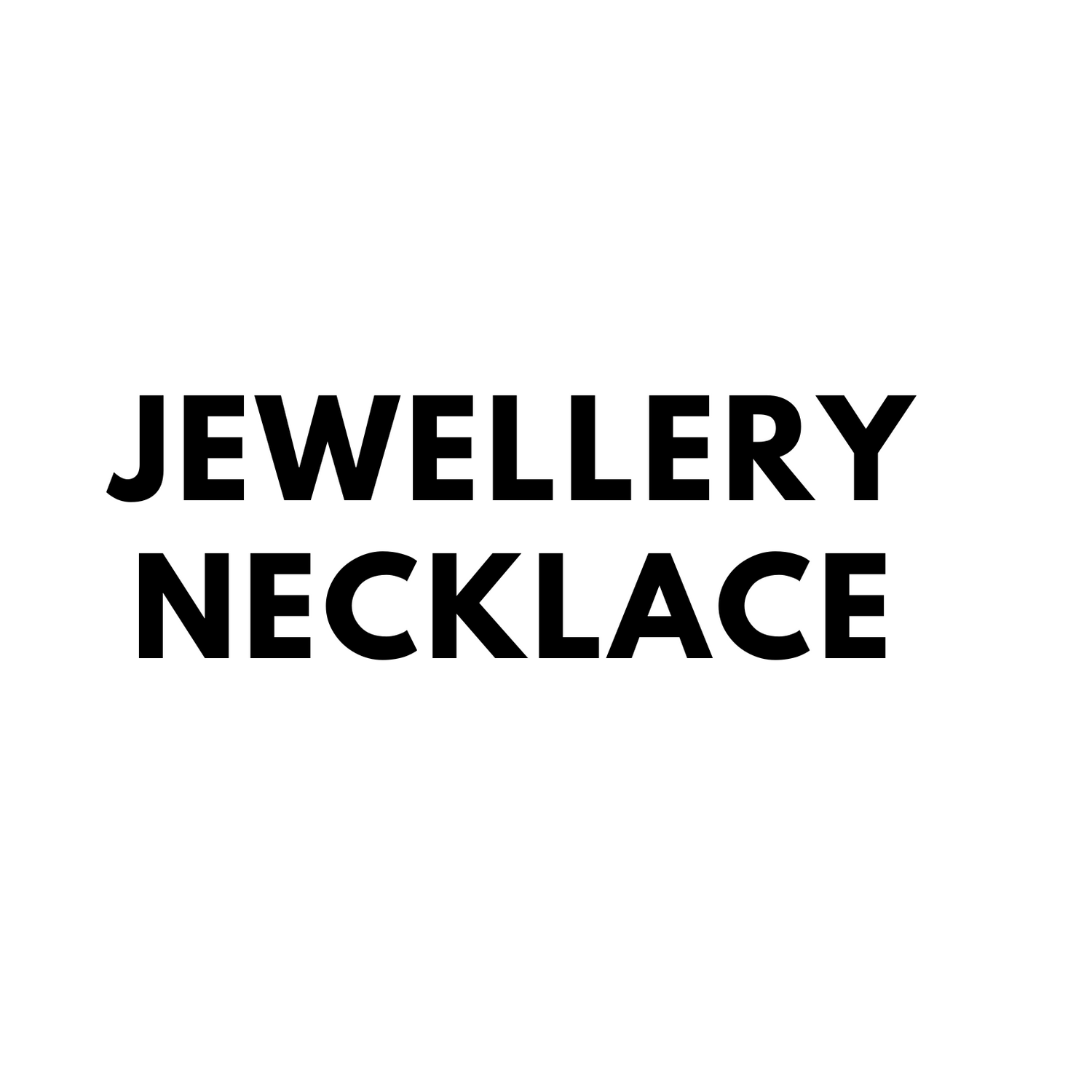 jewellery necklace